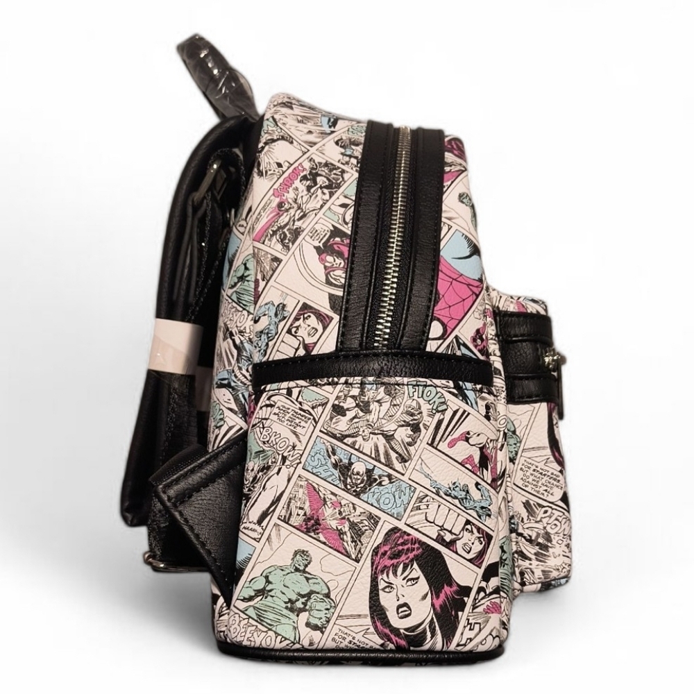 Loungefly Marvel Retro Comics Allover Print Backpack - Picture 2 of 7